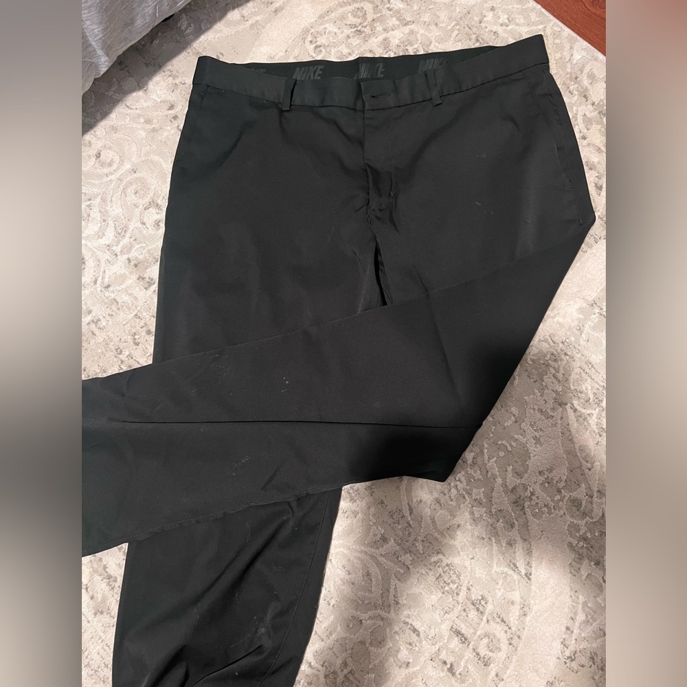 Black Nike golf pants